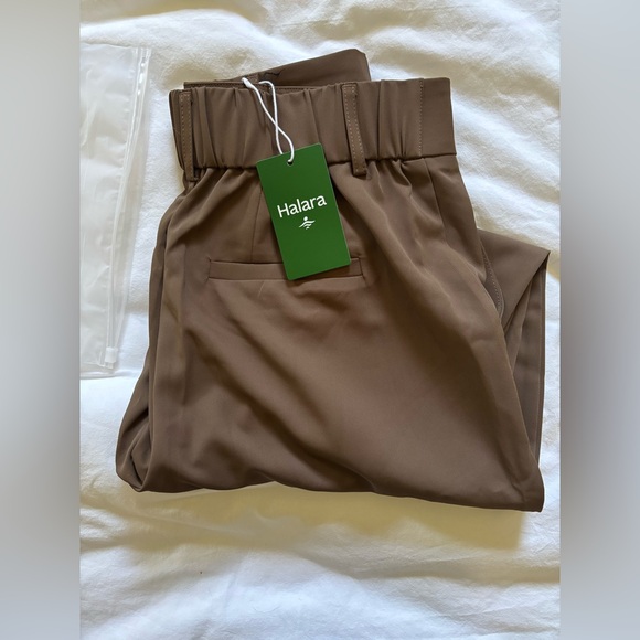 NWT Halara High Waisted Side Pocket Solid Work Tapered Pants - Picture 6 of 6